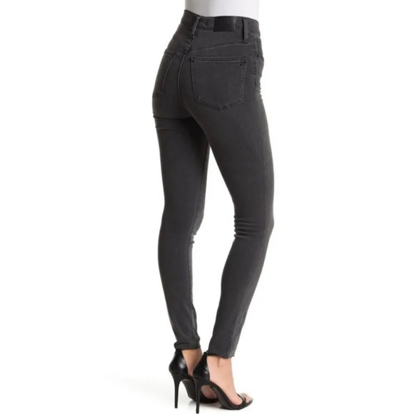Madewell 10" High Rise Skinny Jeans Washed black Wash Women’s Size 31 - Picture 3 of 8